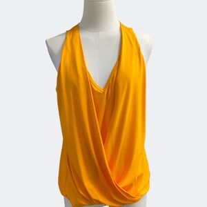 Trina Turk Drape Top Womens Small Surplice Blouse California NWT Sleeveless